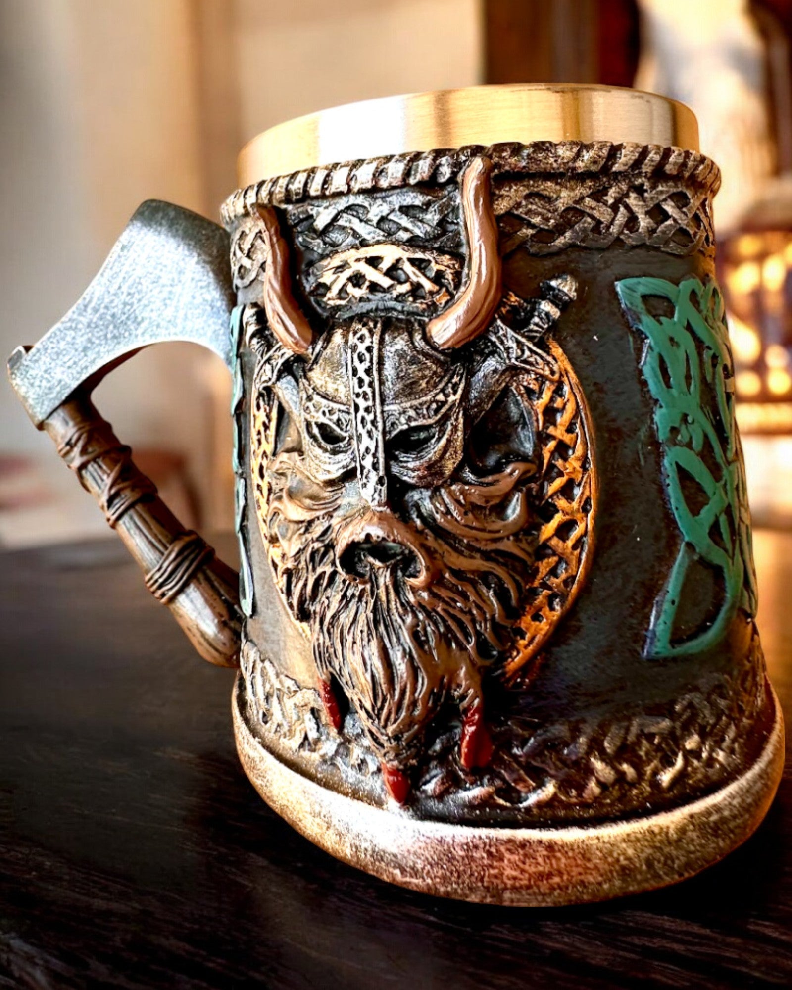 Vikingkopp Ragnar's Horn - med gravering som gavealternativ, 250 ml