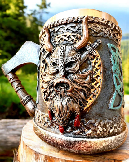 Vikingkopp Ragnar's Horn - med gravering som gavealternativ, 250 ml