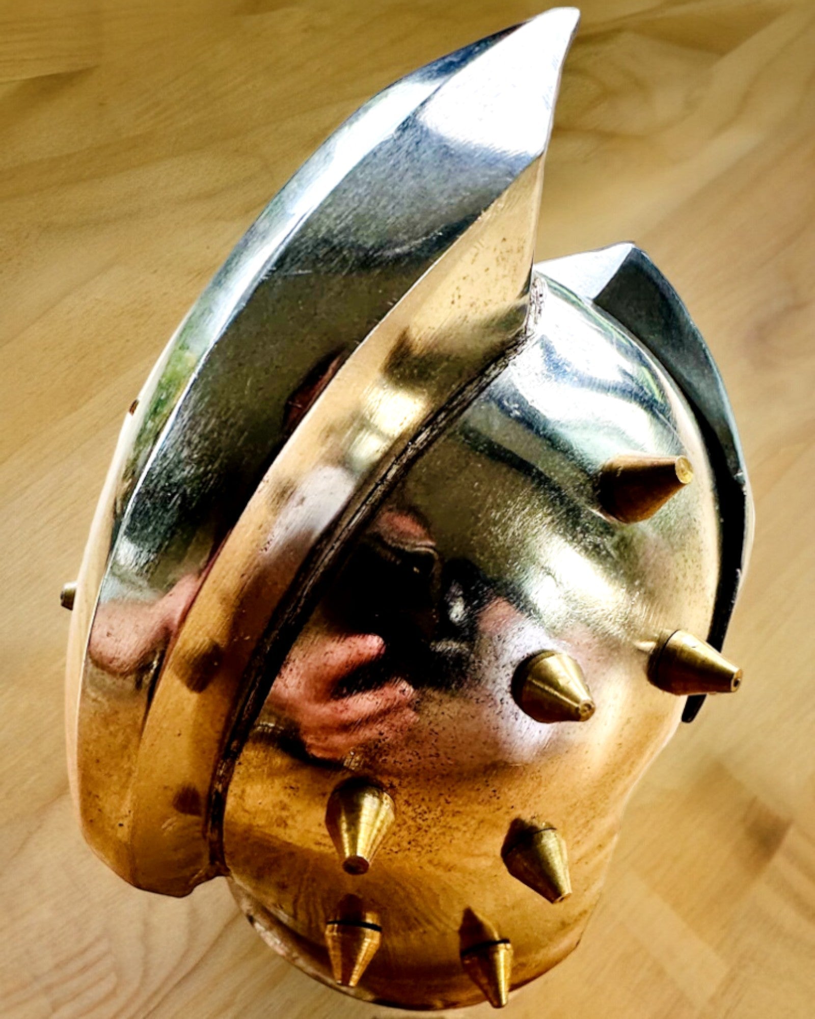 Gladiator Maske Rytter "Sparta" - mulighet for personlig tilpasning med gravering